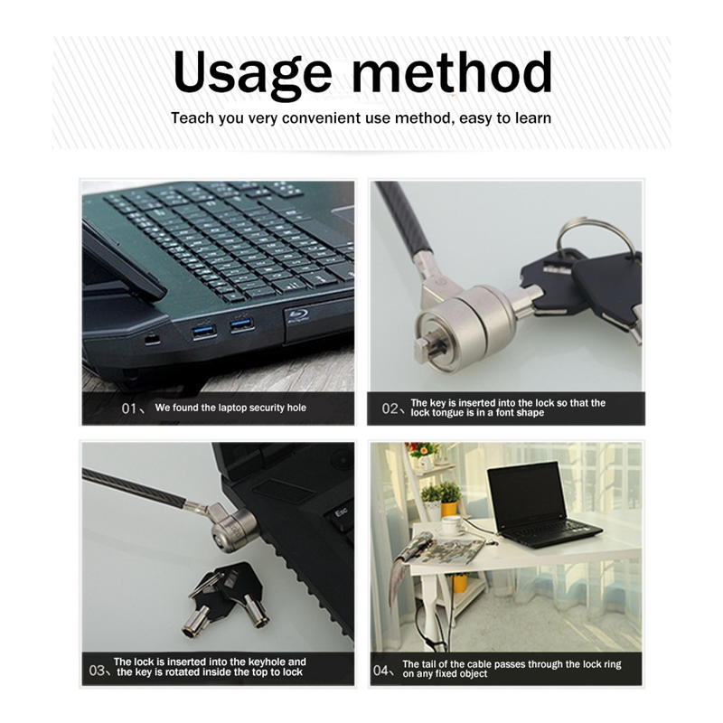 Laptop Computer Lock Laptop Lo - đánh giá và giá Cable Lock Laptop