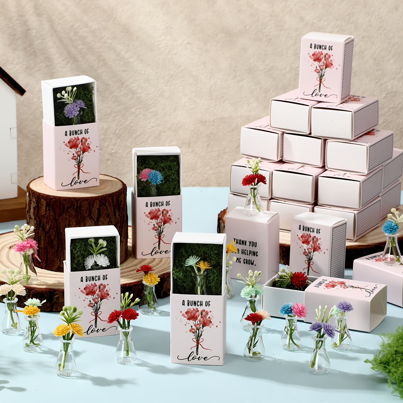 50 Bulk Mini Bud Vase with Sma - đánh giá và giá Tech For Office