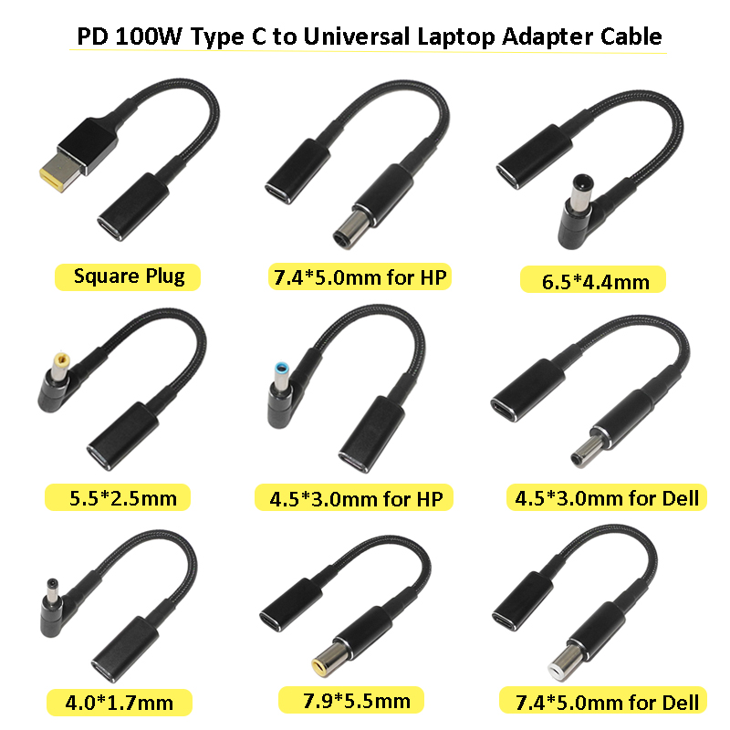 PD 100W Type C to Universal No - đánh giá và giá Cable Lock Laptop