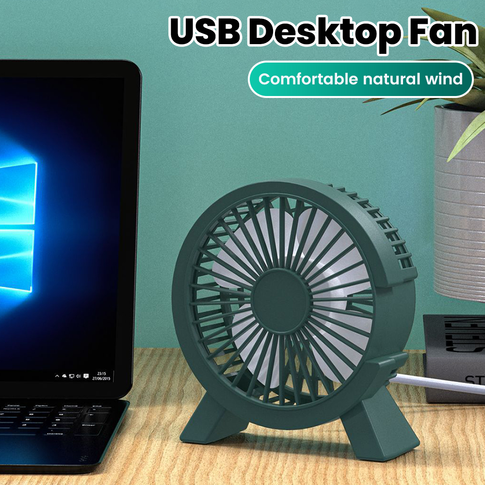 Mini USB Rechargeable Table Fa - đánh giá và giá Home Office Tech Gadgets