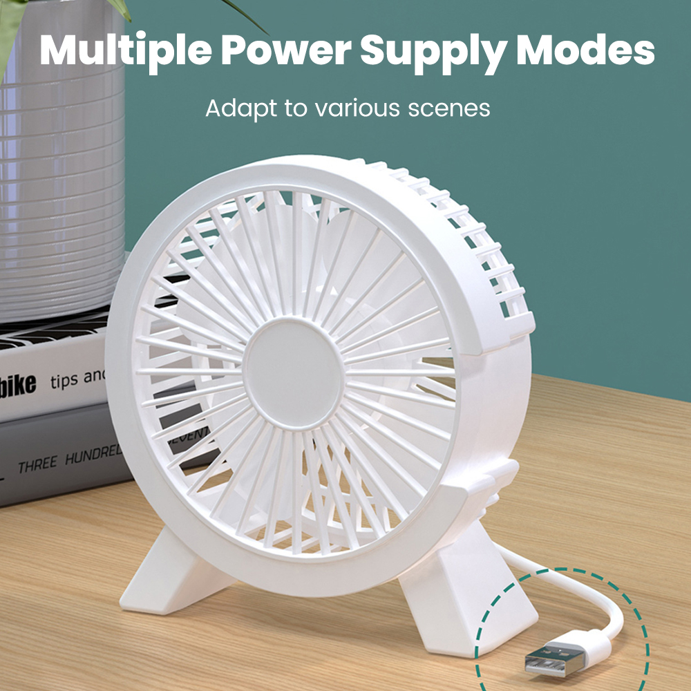 Mini USB Rechargeable Table Fa - đánh giá và giá Home Office Tech Gadgets