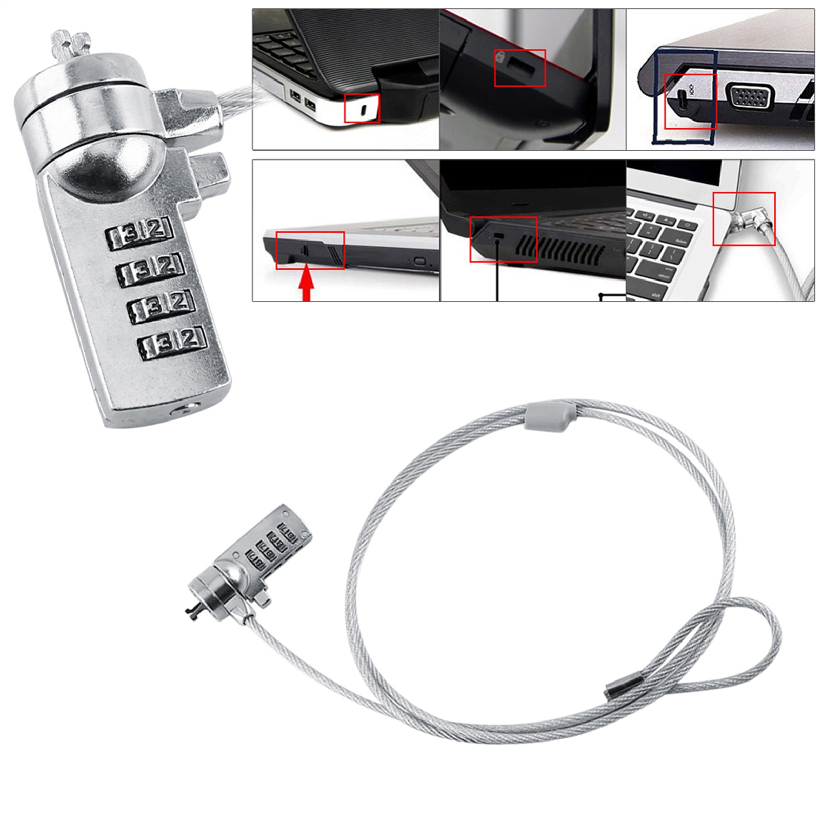 Laptop Theft Deterrent Laptop  - đánh giá và giá Cable Lock Laptop