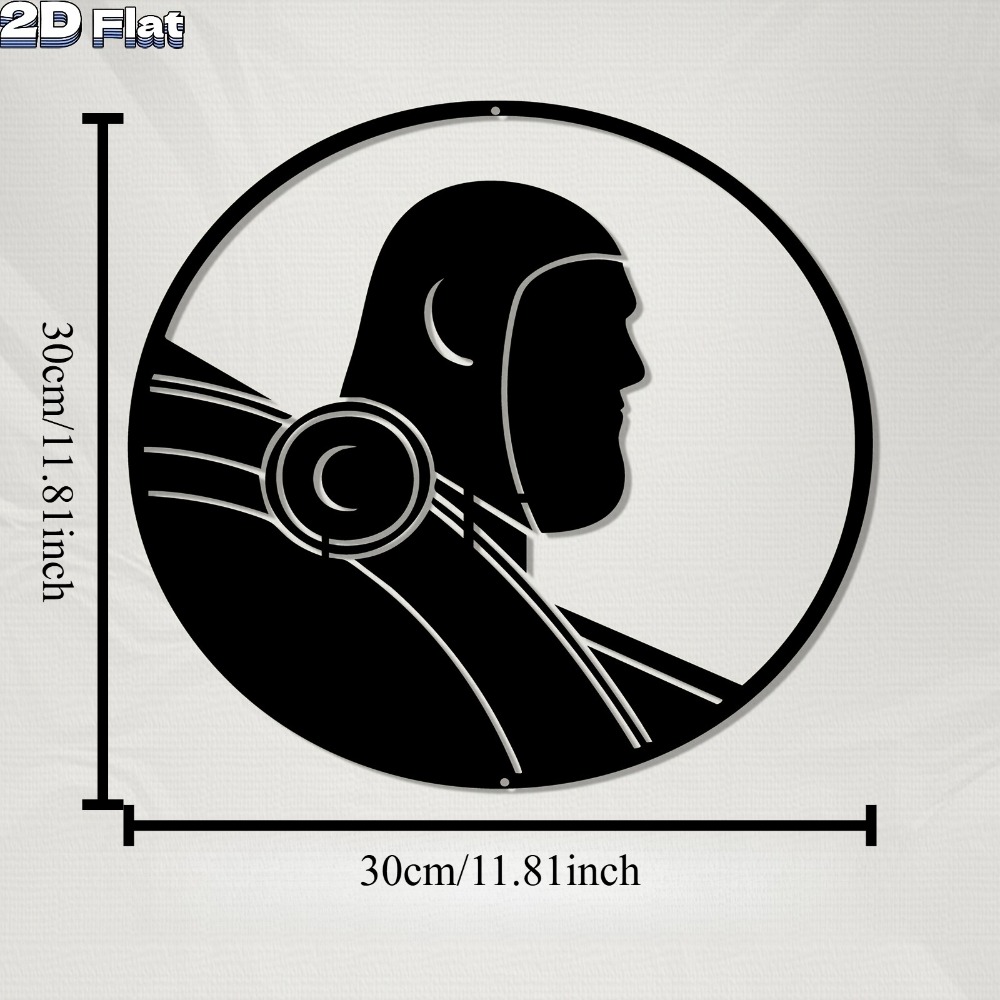 1pc Modern Robot Aluminum Plat - đánh giá và giá Tech Office Wall Decor
