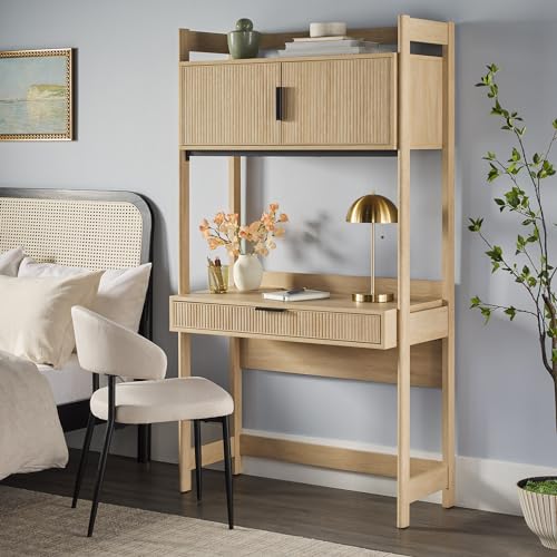 Coastal Oak Modern Transitiona - đánh giá và giá Office Tech Furniture