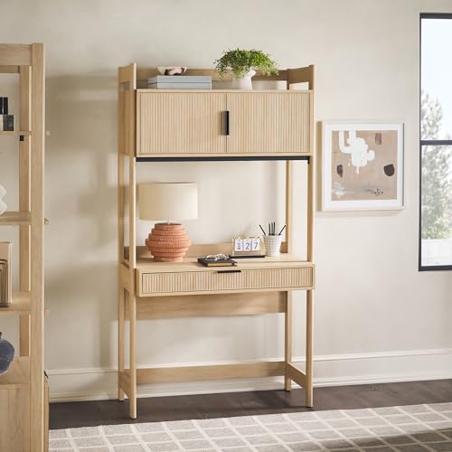 Coastal Oak Modern Transitiona - đánh giá và giá Office Tech Furniture