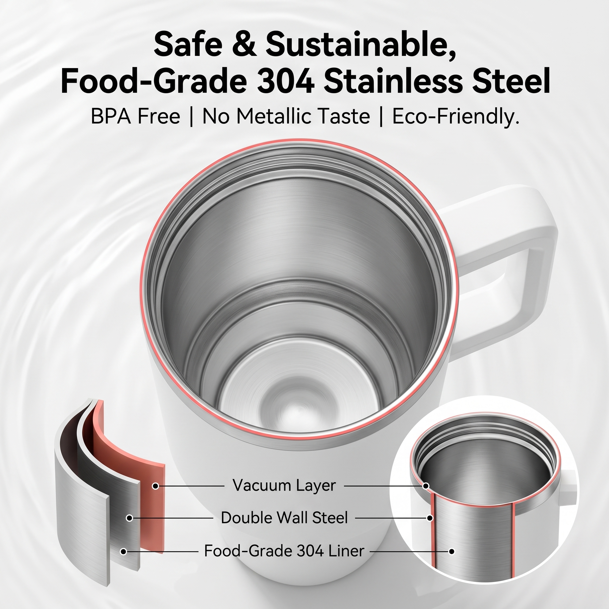 Custom 1200ml Stainless Steel  - đánh giá và giá Office Hi Tech