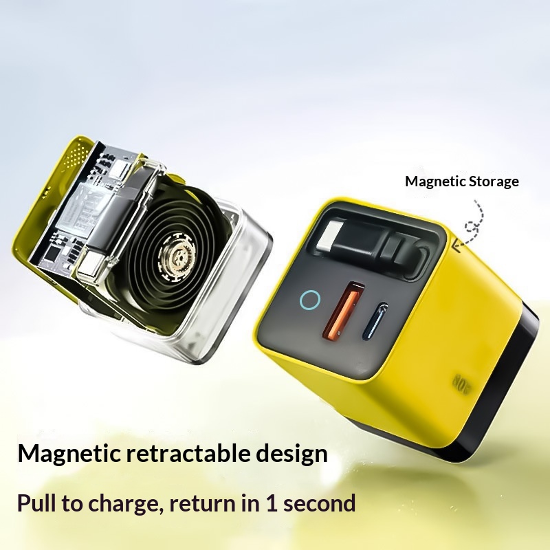 80W GaN Fast Charger Built In  - đánh giá và giá Cable Lock Laptop