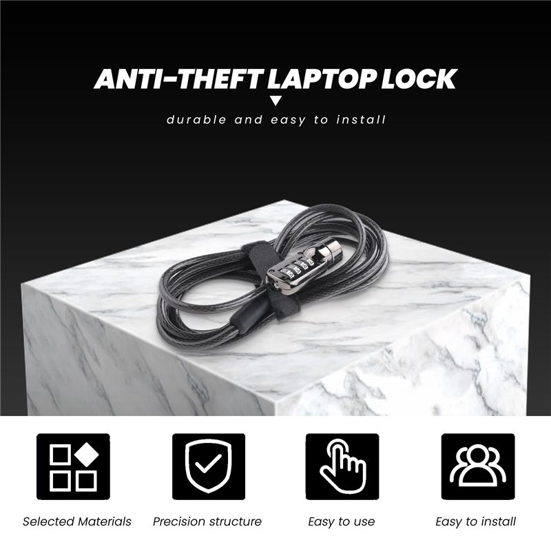 FEDI-Security Combination Lapt - đánh giá và giá Cable Lock Laptop