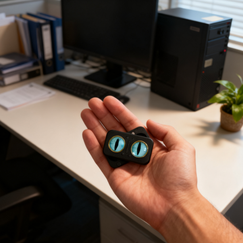 Premium Metal Cat Eye Fidget T - đánh giá và giá Office Hi Tech