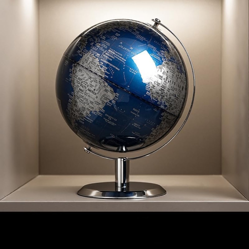 8 Inch World Globe with Stainl - đánh giá và giá Tech For Office
