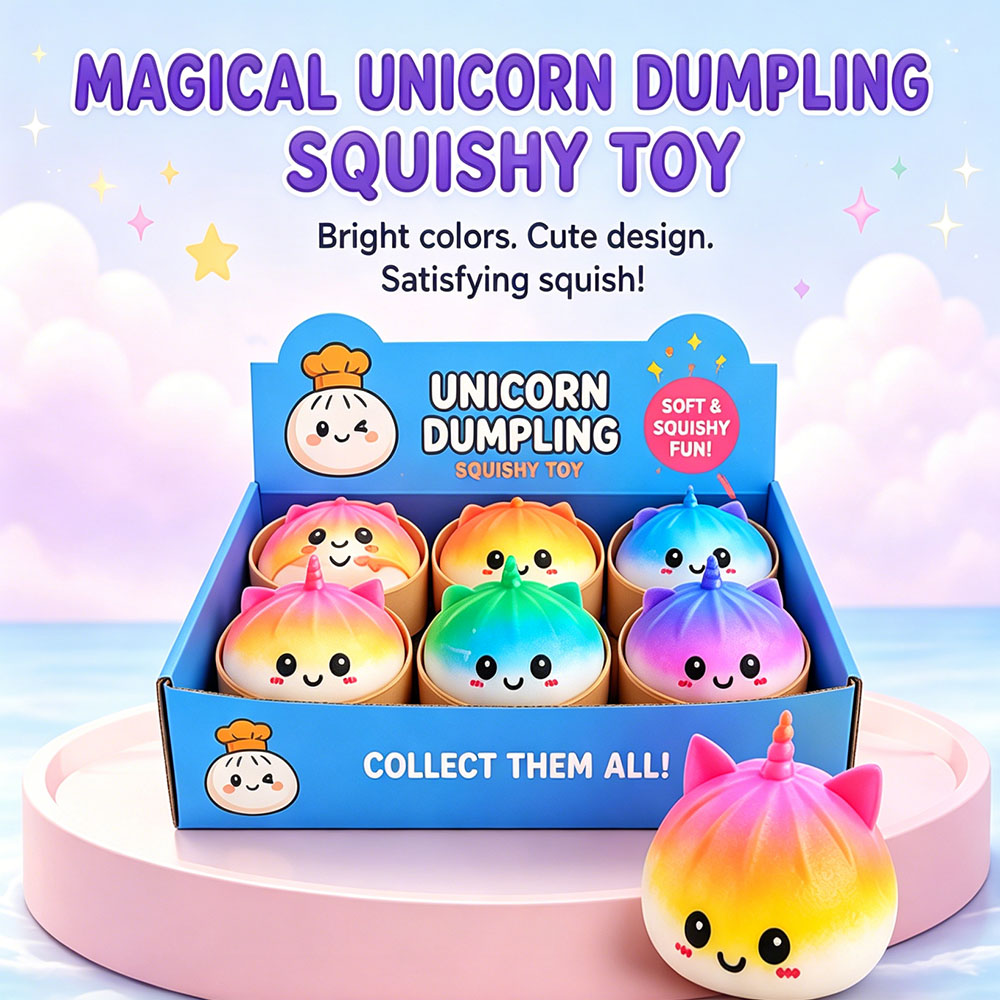 Jumbo Unicorn Bao Bun Squishy  - đánh giá và giá Office Hi Tech