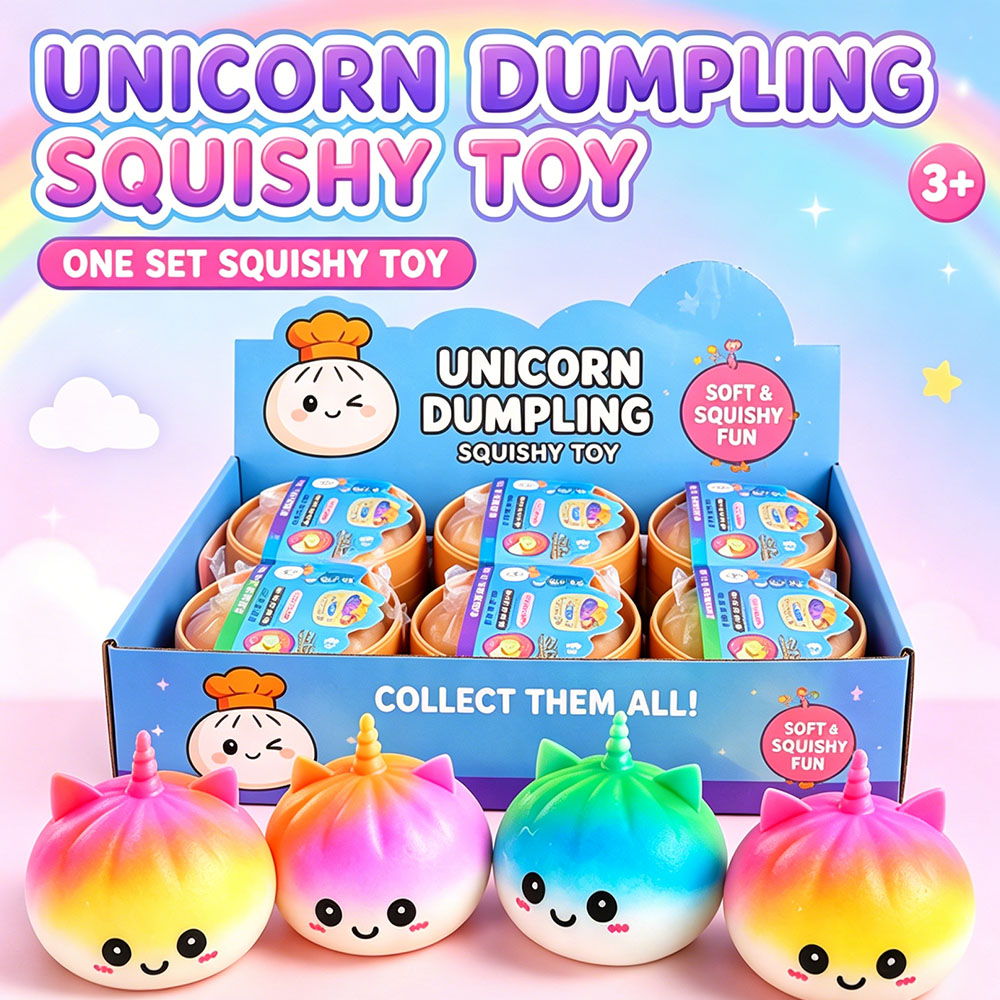 Jumbo Unicorn Bao Bun Squishy  - đánh giá và giá Office Hi Tech
