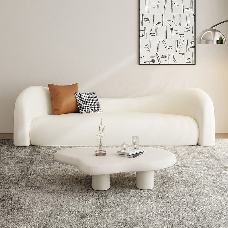 Elegant White Living Room Curv - đánh giá và giá Office Tech Furniture