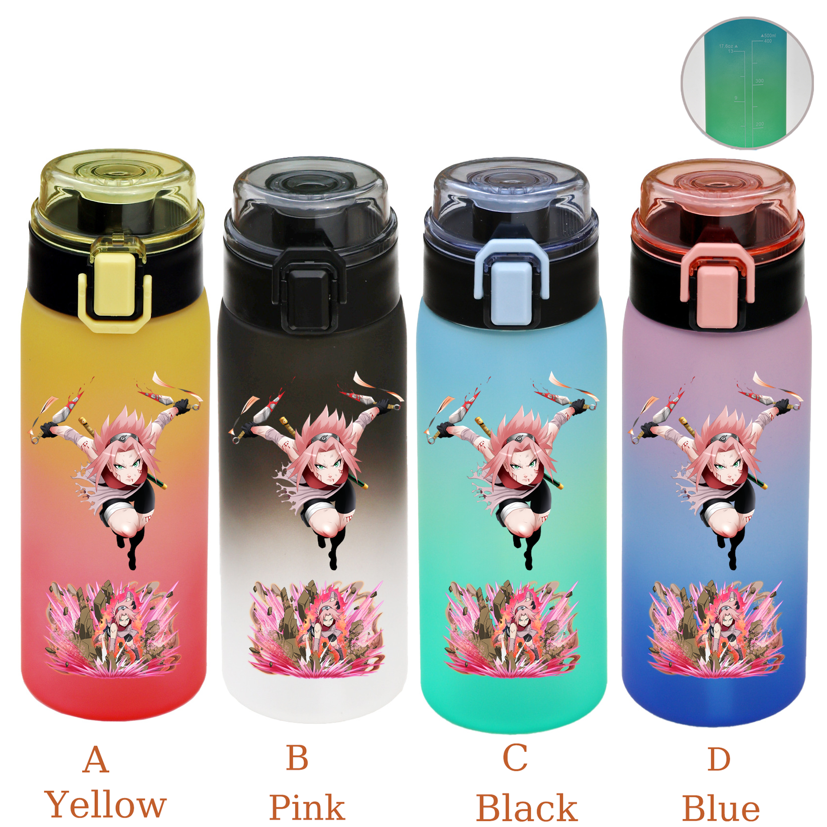 500ML NARUTO Sports Water Bott - đánh giá và giá Tech For Office