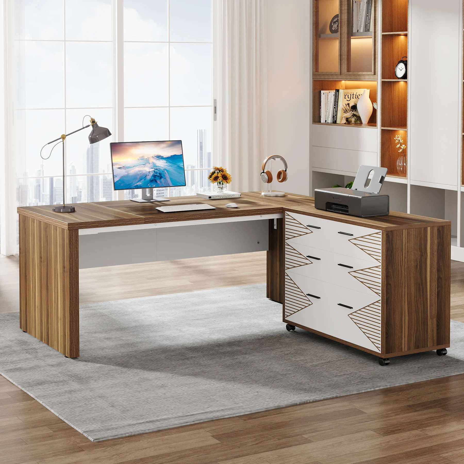 Tribesigns   Modern Luxury L S - đánh giá và giá Office Tech Furniture