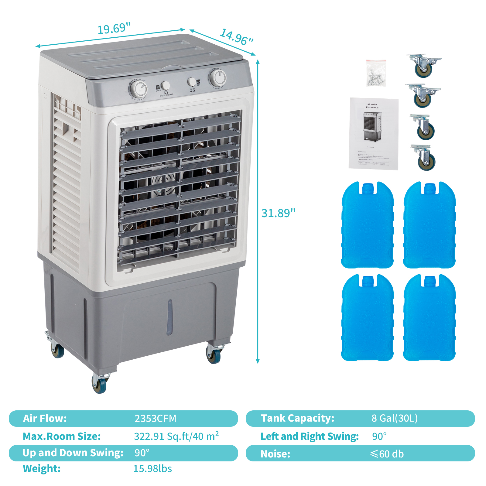 Mechanical Air Cooler Fan with - đánh giá và giá Tech For Office