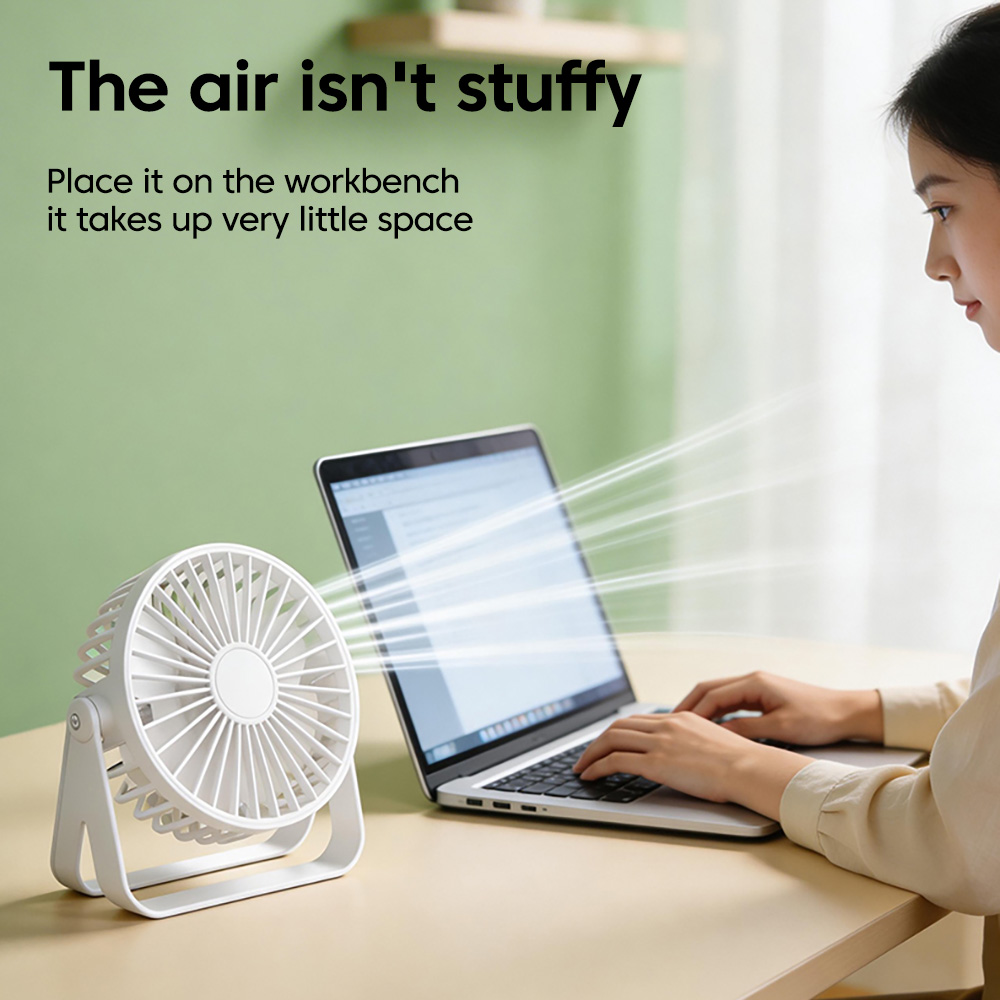Mini USB Desktop Fan Portable  - đánh giá và giá Home Office Tech Gadgets