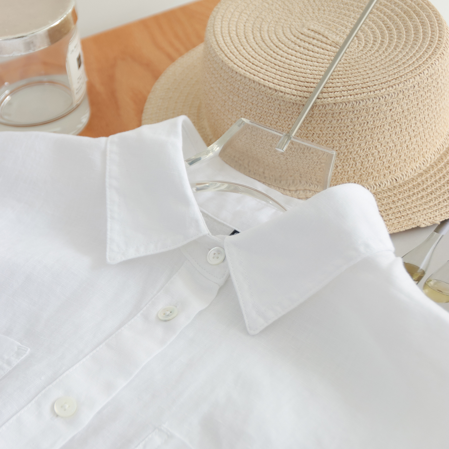 Women's 100% Linen Button-Down - đánh giá và giá Tech For Office